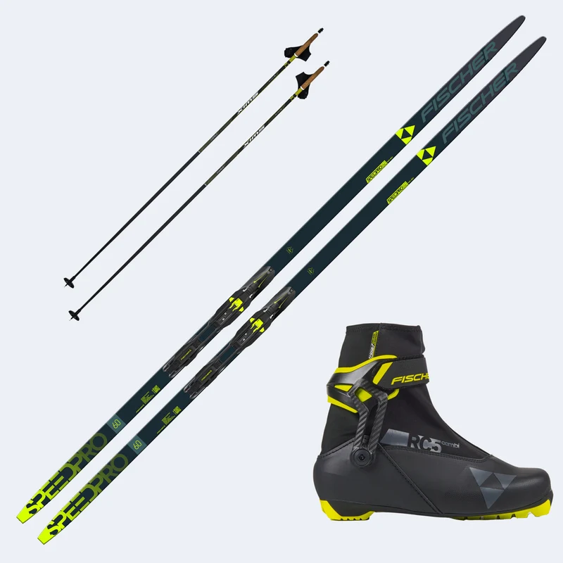 2027 Fischer Speedpro 60 Classic Skis with Fischer RC5 Combi Boots and Poles