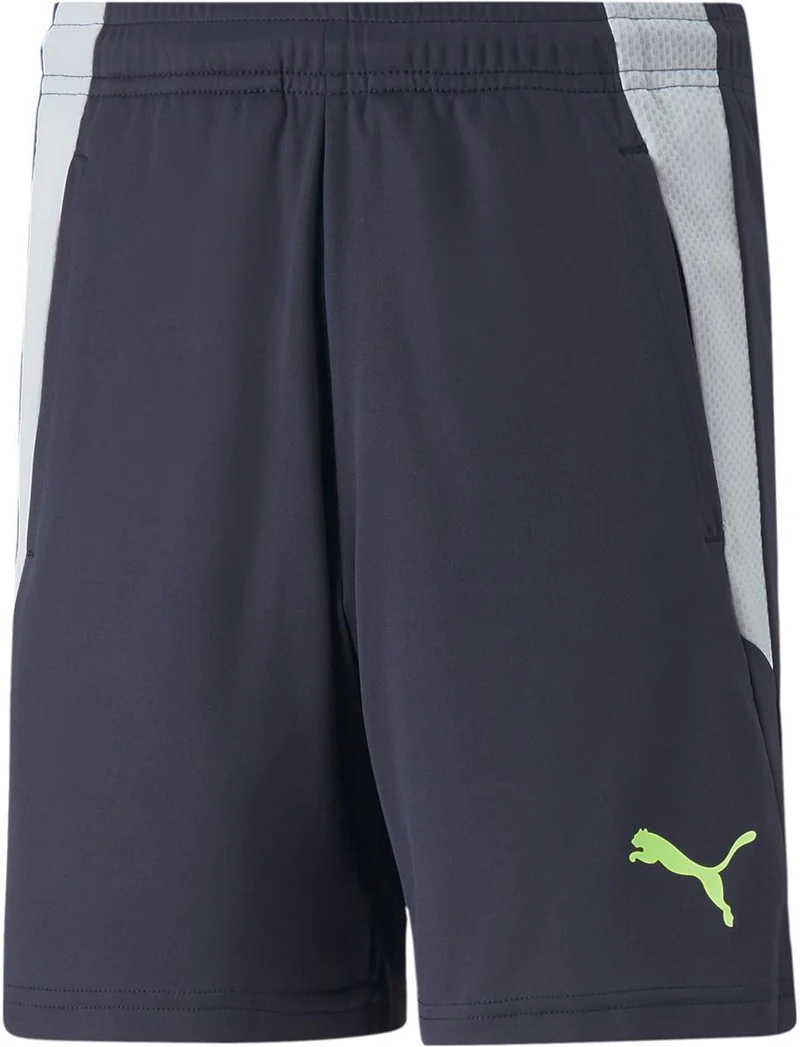 TEAMLIGA TRAINING SHORTS 2 JR, PUMA BLACK-OCEA, 152