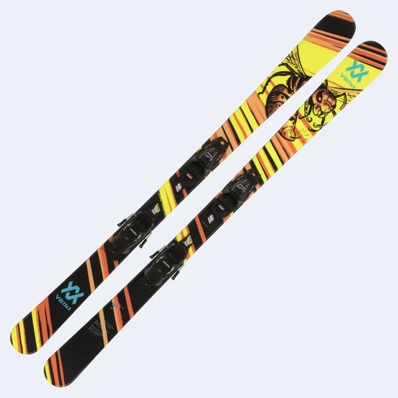 2024 Volkl Revolt JR Wasp Skis W/ Vmotion JR Bindings