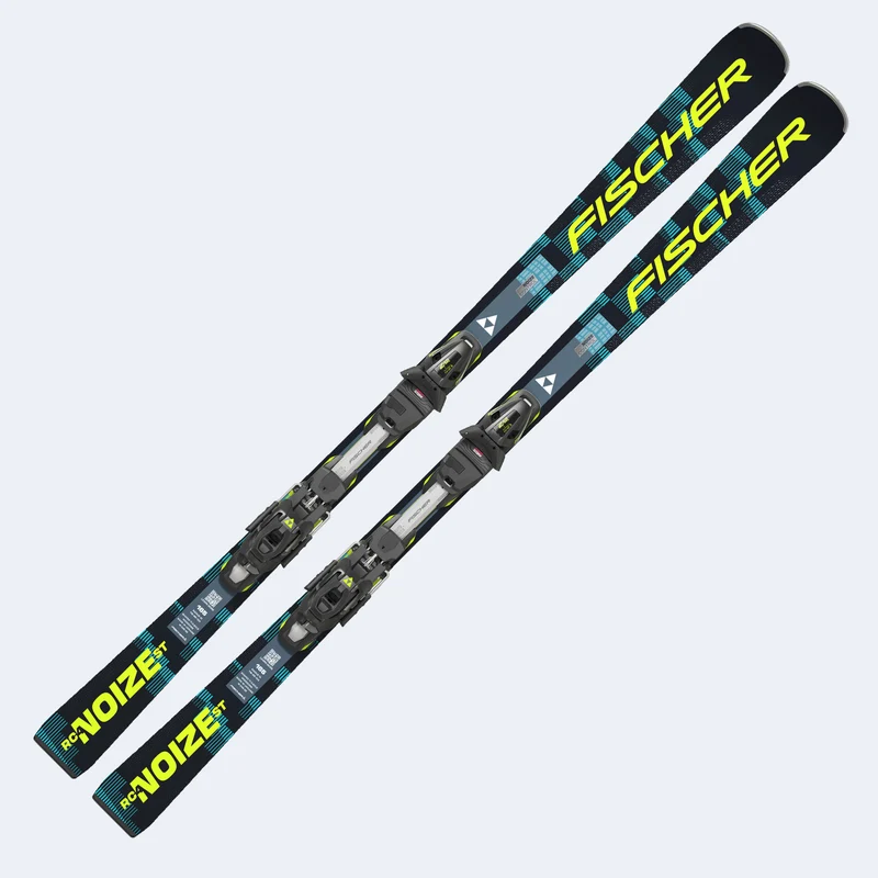 2027 Fischer RC4 NOIZE ST M-Track Skis w/ RC4 Z12 GW Powerrail Bindings