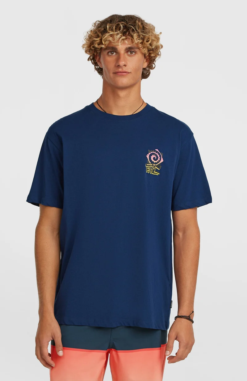 Chest Print T-shirt | English Evening