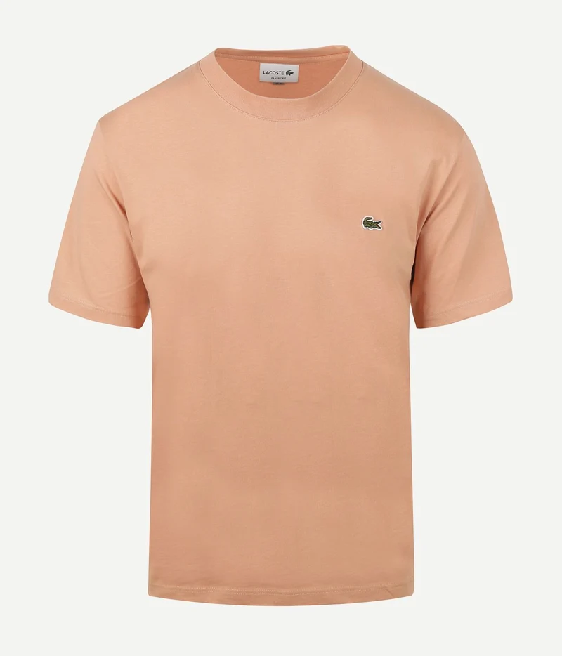 Lacoste t-shirt oranje | Regular-fit