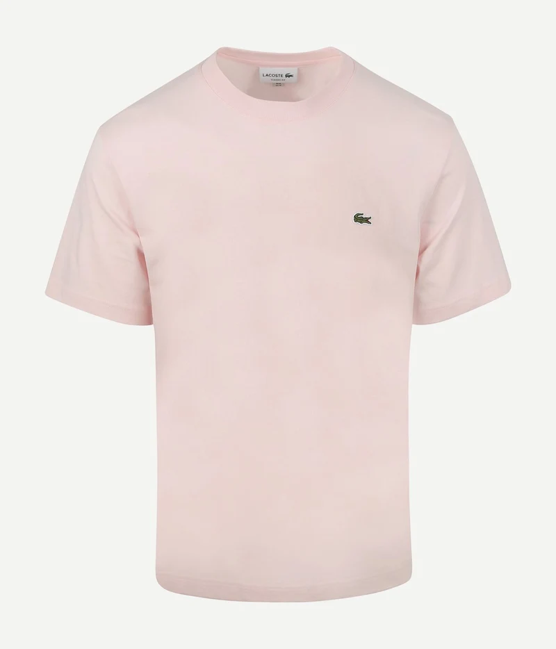 Lacoste t-shirt roze | Regular-fit