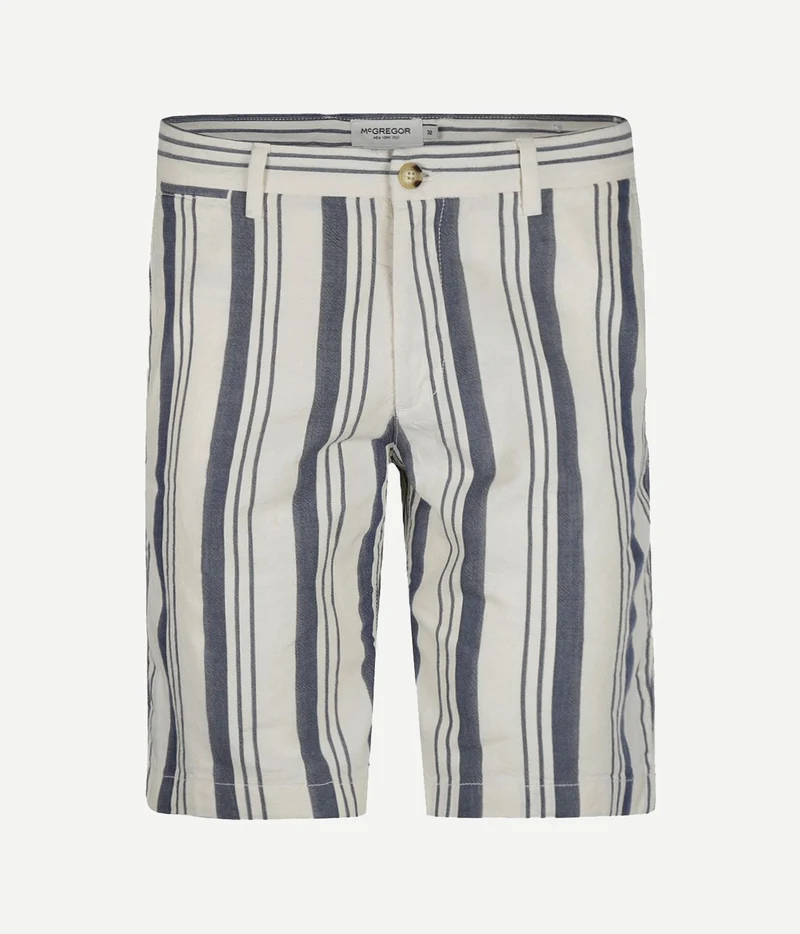Short strepen blauw