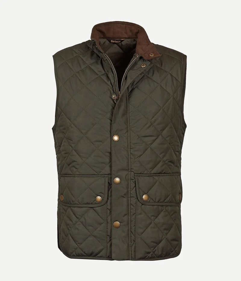 Barbour lowerdale gilet donkergroen