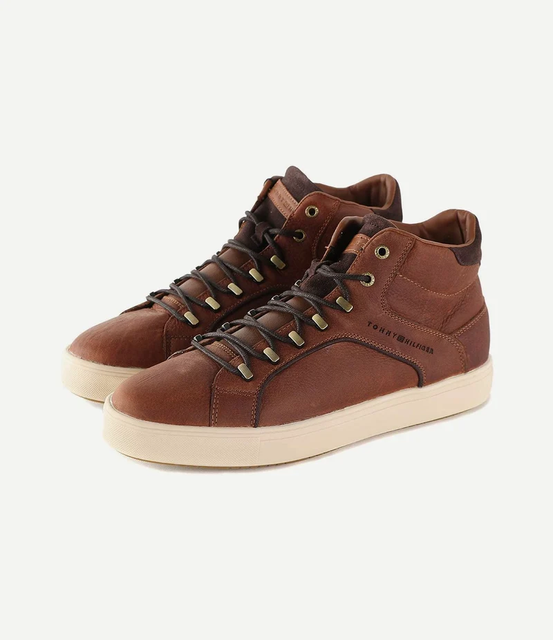 Sneaker cognac