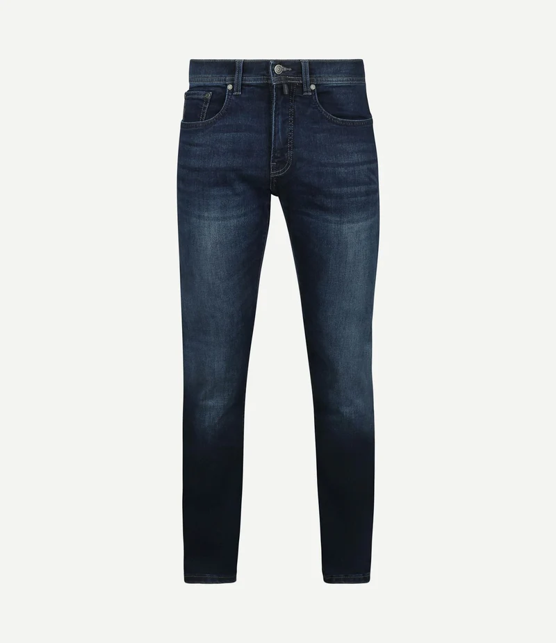 Jeans Lyon tapered future flex donkerblauw