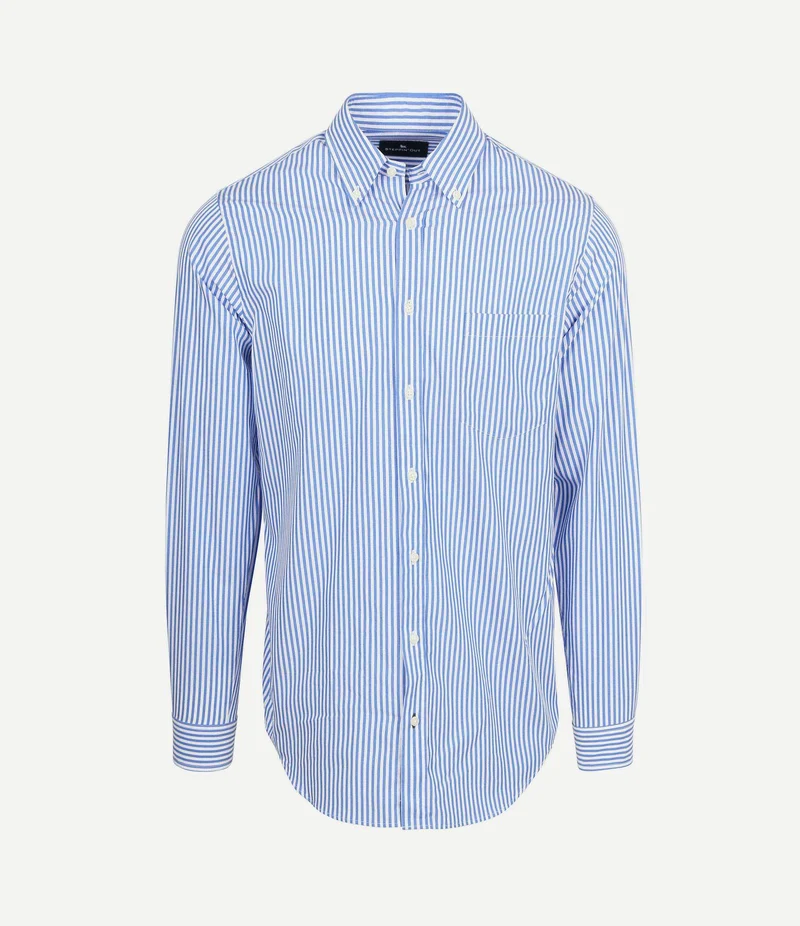 Overhemd big stripe blauw