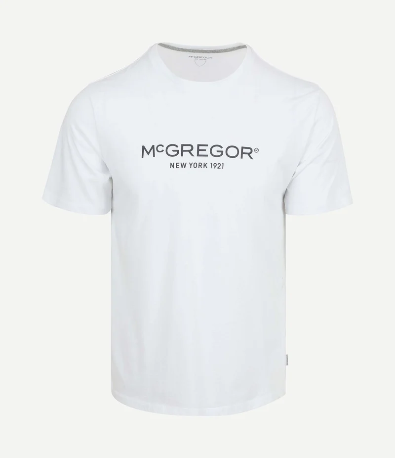Essential t-shirt logo wit