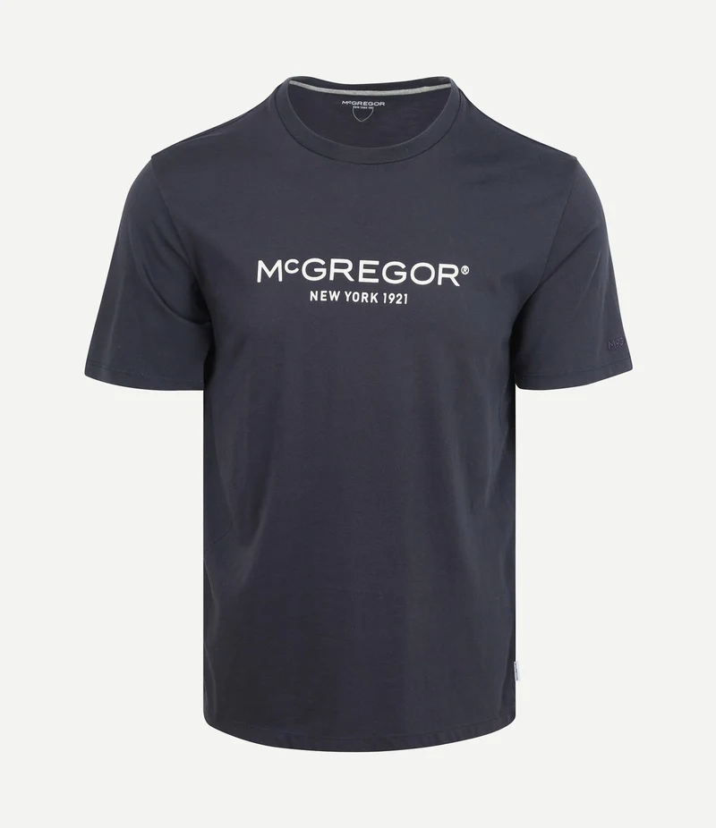 Essential t-shirt logo donkerblauw