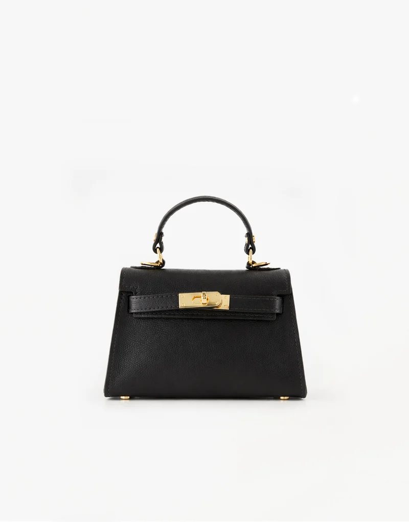 Zwarte Gouden Details - Tas