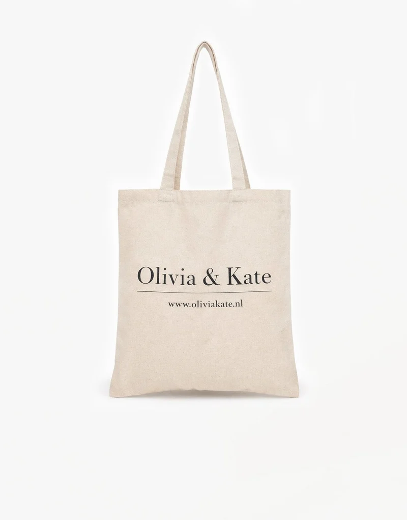 Creme Olivia & Kate Canvas - Tas