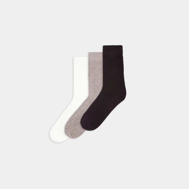 Pointelle Sokken (3-pack) - Multi
