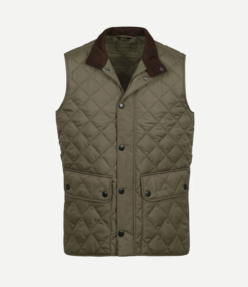 New lowerdale gilet olive