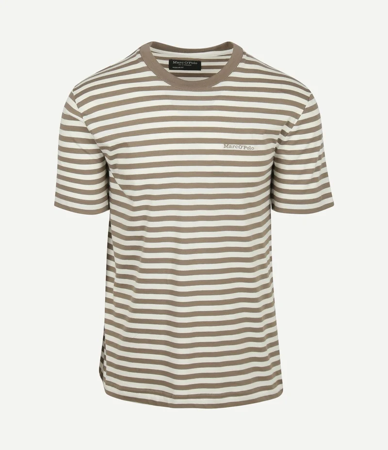 T-shirt stripes kaki
