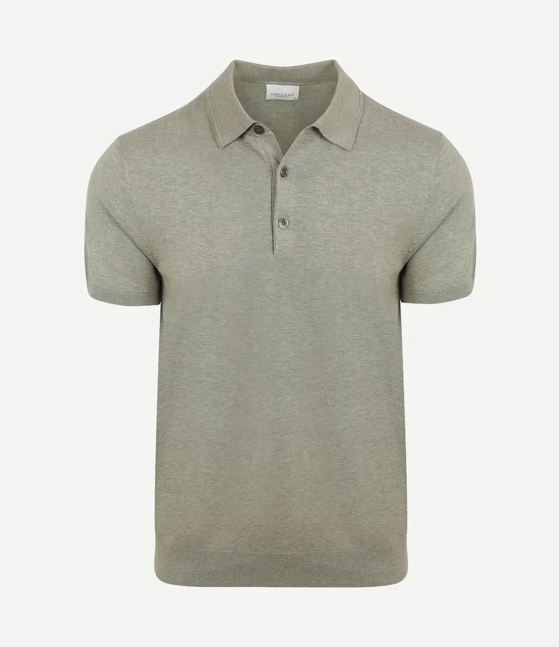 Poloshirt luxury basic groen