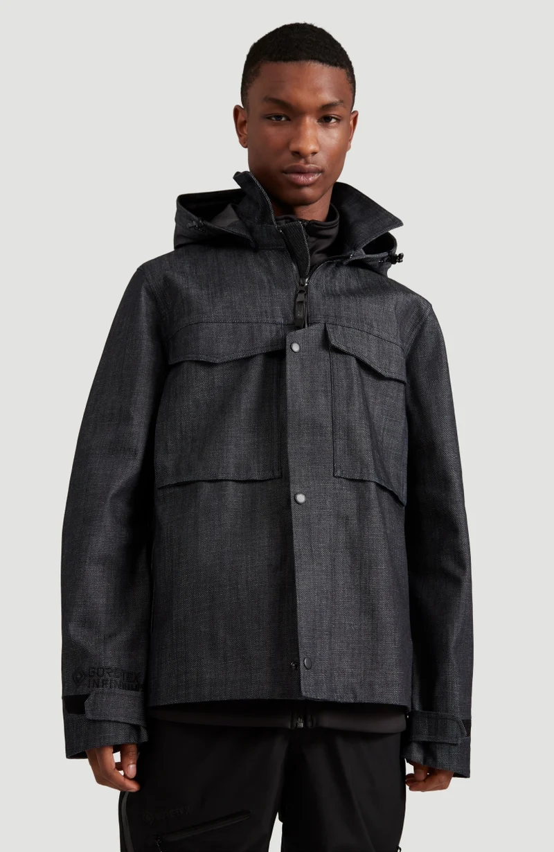 GORE-TEX Denim Kickstart Snow Jacket | Ink Blue -A