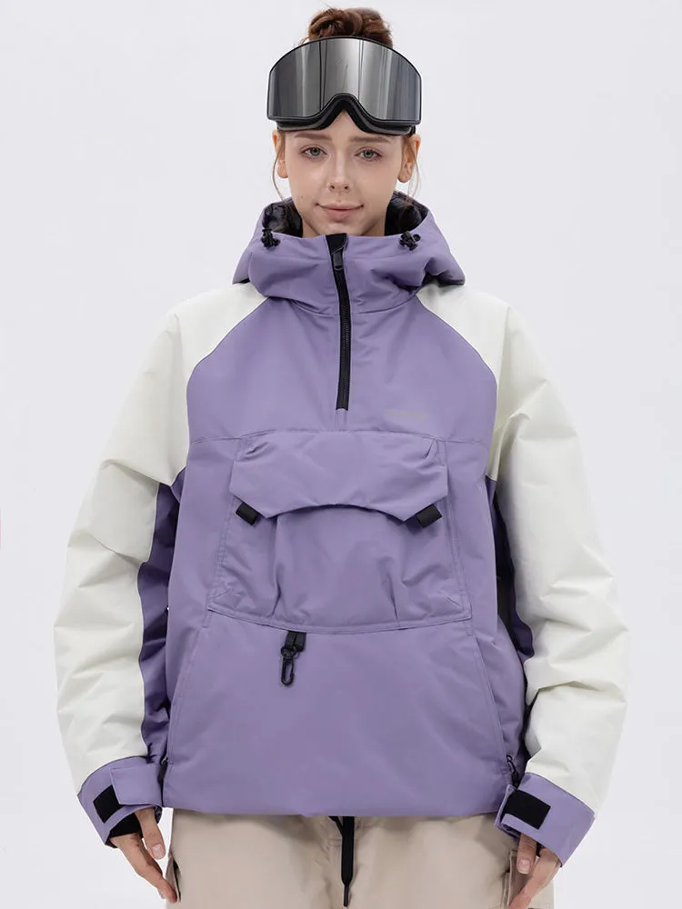 Women's Mountain Freestyle Cargo Pocket Bomber Snowboard Jacket