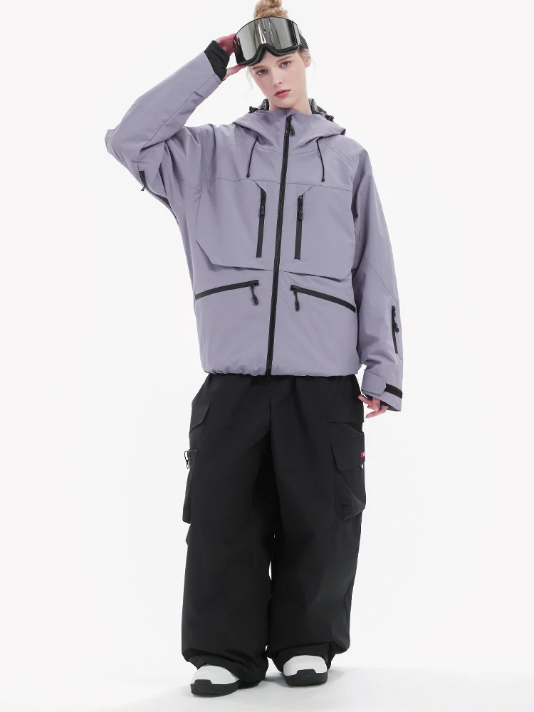 Women's Durable Steeze HypeShred Baggy Utility Cargo Snow Suit