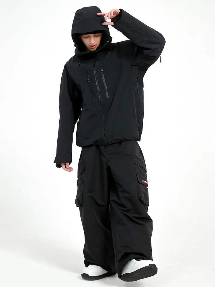 Men's Durable Mountain Pro All Weather Thermal 3L Snow Suit