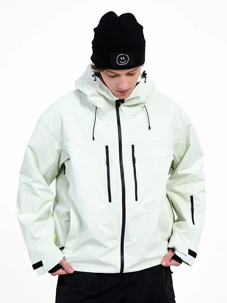 Men's Durable Mountain Pro All Weather Thermal 3L Snow Jacket