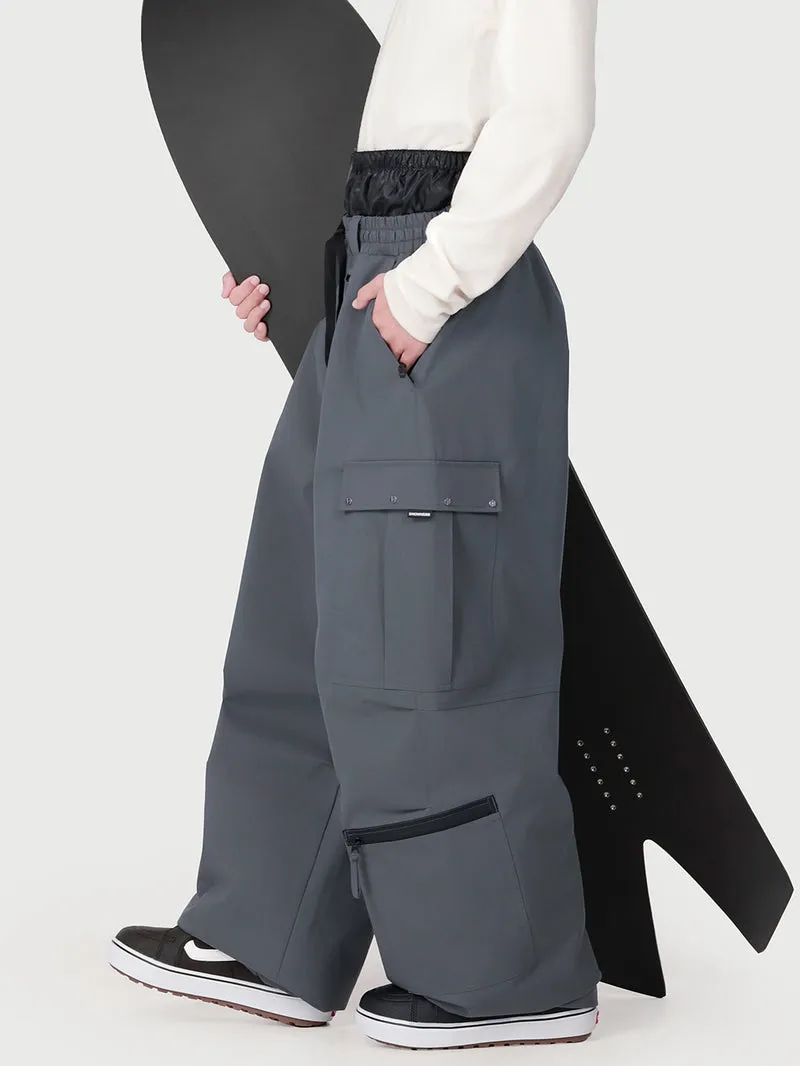 Men's Techline Workwear-Inspired Utility Cargo Snow Pants – Baggy Freestyle Fit