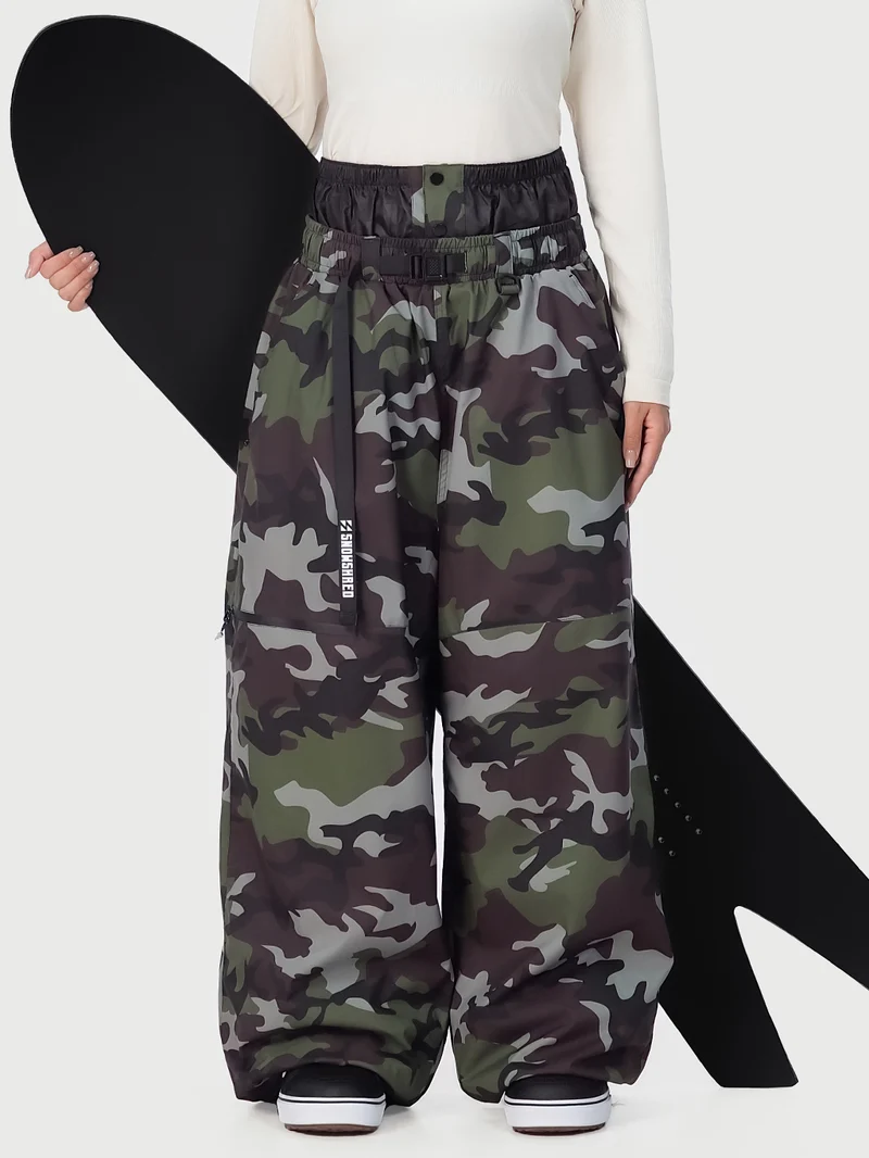 Women's Urban Storm Durable Utility Freestyle Baggy Snow Pants