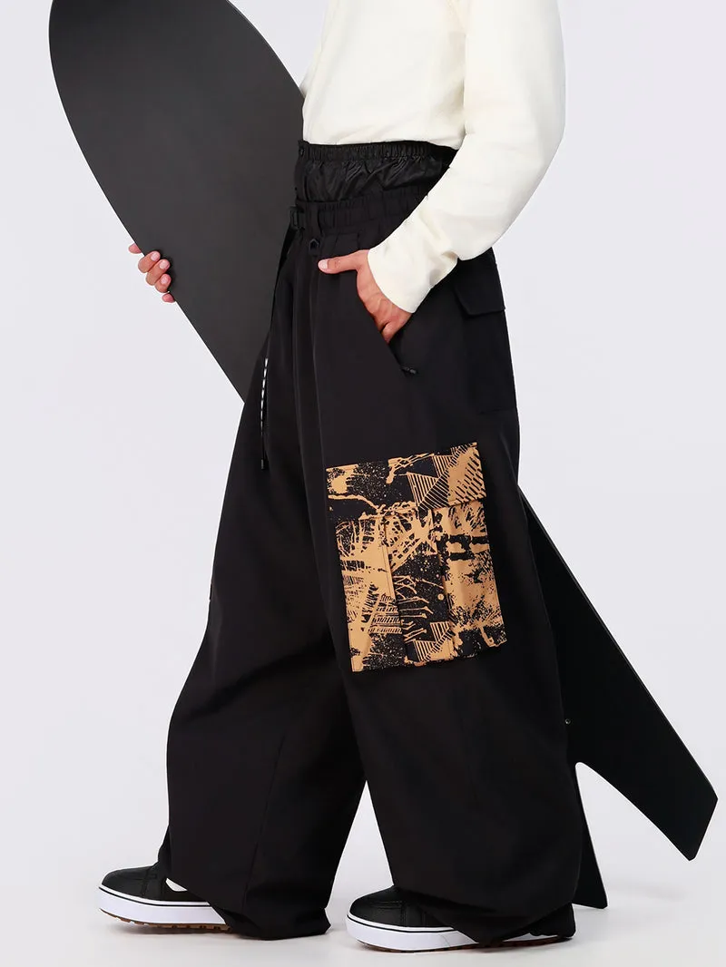 Men's Hyper Flux Urban Graffiti Freestyle Baggy Cargo Snowboard Pants - Park Rider
