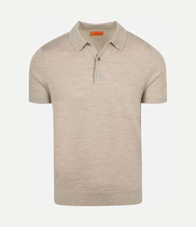 Polo rishi merinowol beige