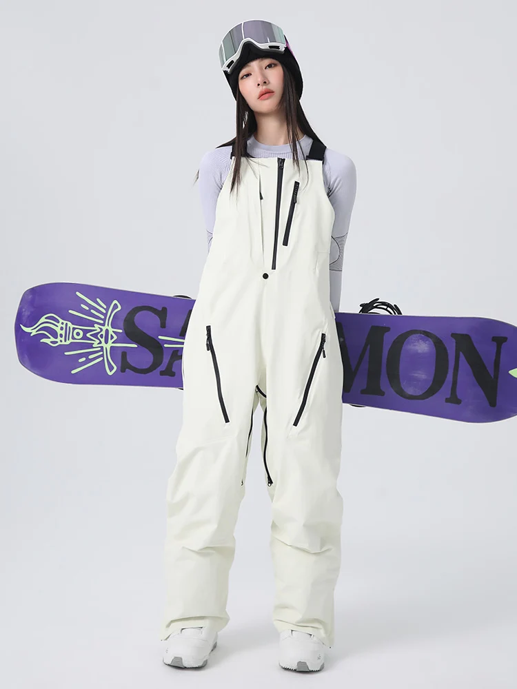 Women's Searipe Durable Mountain Rider All-Terrain Overall Snowboard Pants