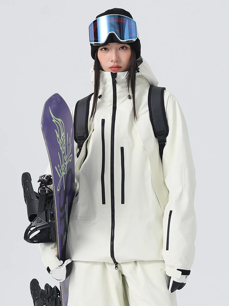 Women's Searipe Unisex Durable Mountain Rider All-Terrain Baggy Snow Jacket