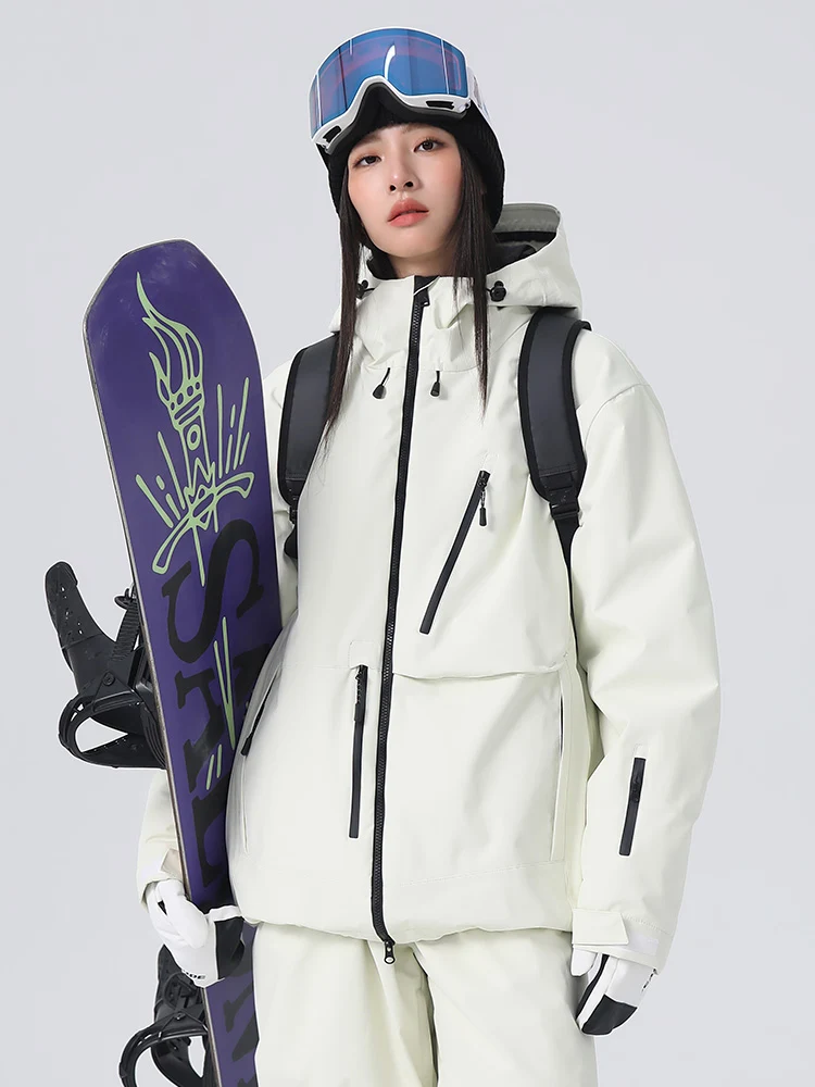 Women's Searipe Durable Mountain Rider All-Weather Baggy Snow Jacket