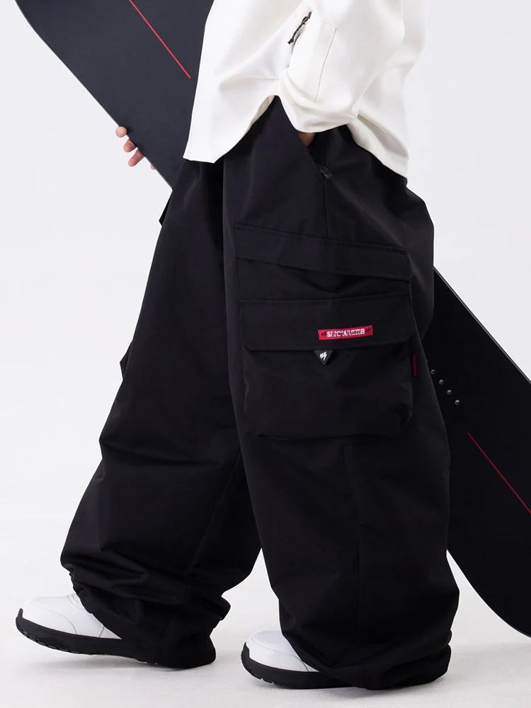 Men's Wild Soul Steeze ParkRider Multi-Pocket Utility Cargo Snow Pants