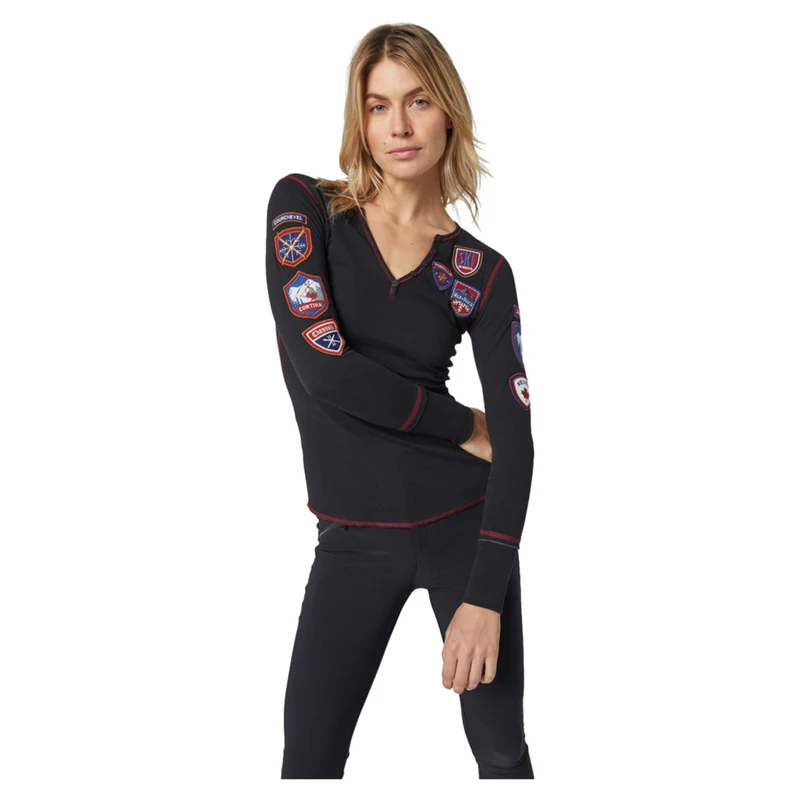 Alp-N-Rock Ski the World Henley Shirt