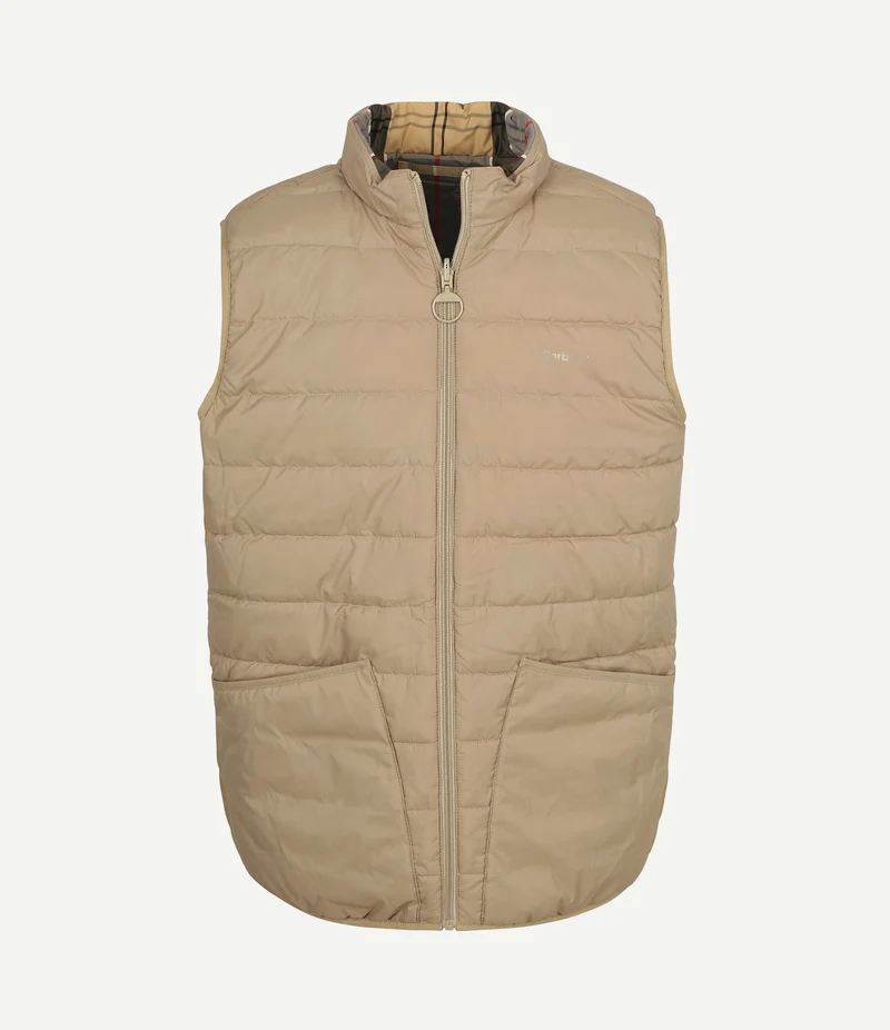 Reversible puffer beige