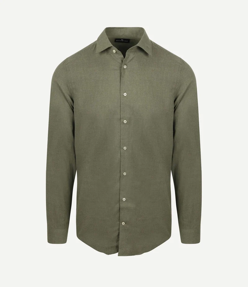 Overhemd flanel olive