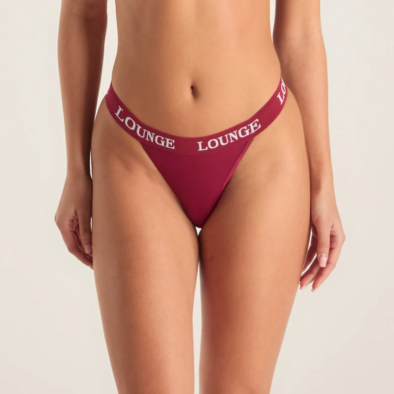 Bamboo Triangle String - Wijnrood