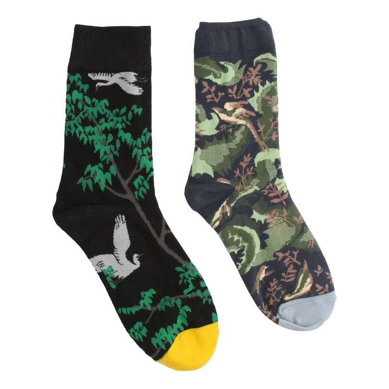 Chaussettes en lot de 2 paires Oiseaux