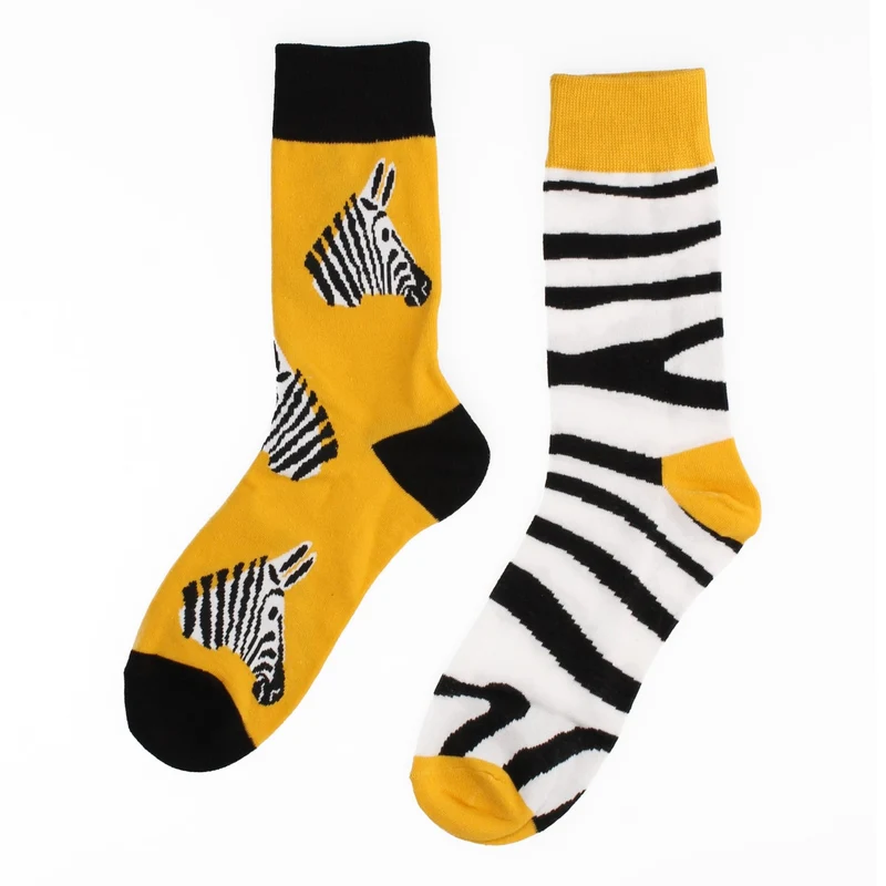 Chaussettes en lot de 2 paires Zèbre