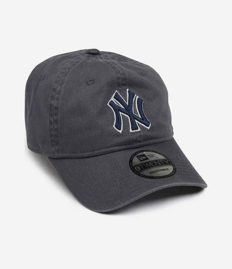 Ny yankees cap washed grijs