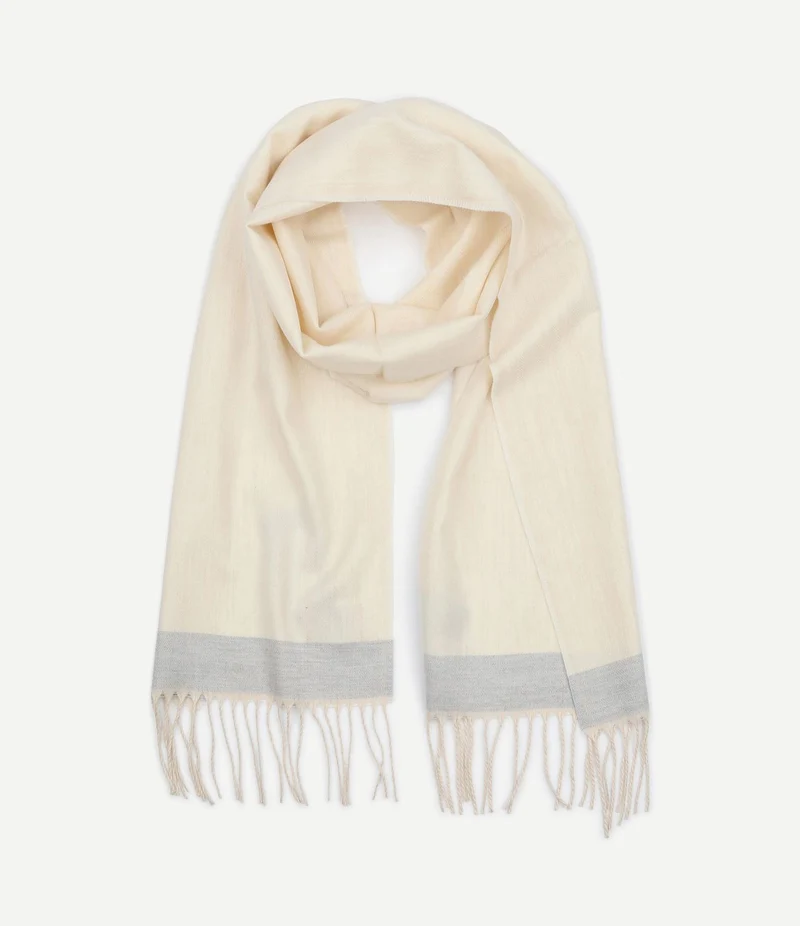 Sjaal softfeel ecru