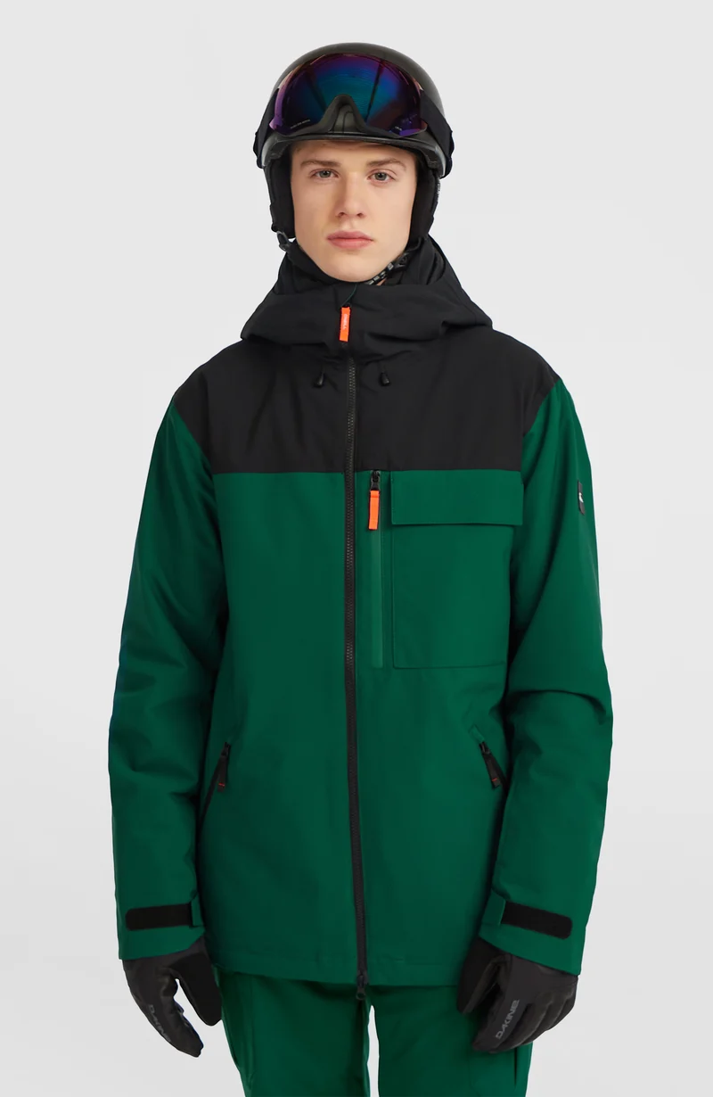 FWC'Peak wintersportjas | Emerald Envy Colour Block