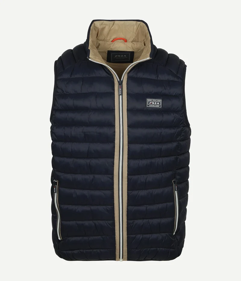 Bodywarmer puffer donkerblauw