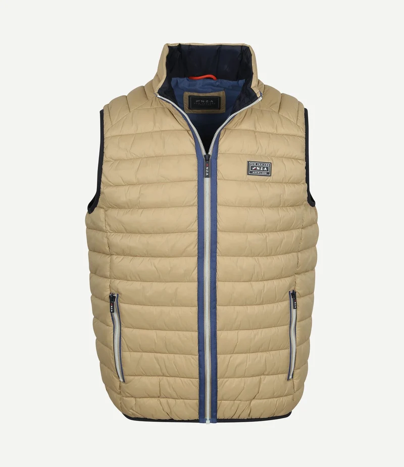 Bodywarmer puffer beige