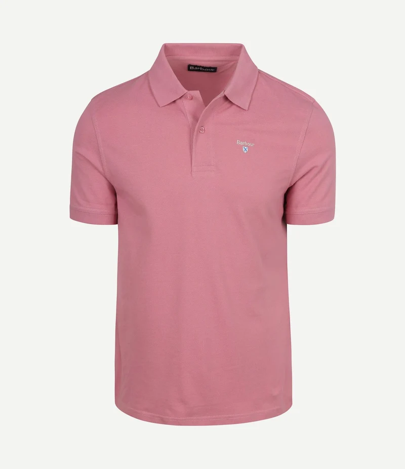 Pique polo true roze
