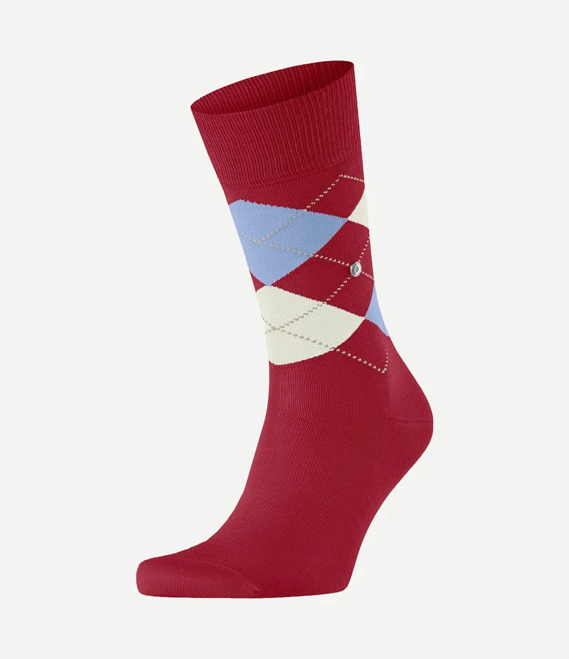 Manchester sok ruit rood 8049
