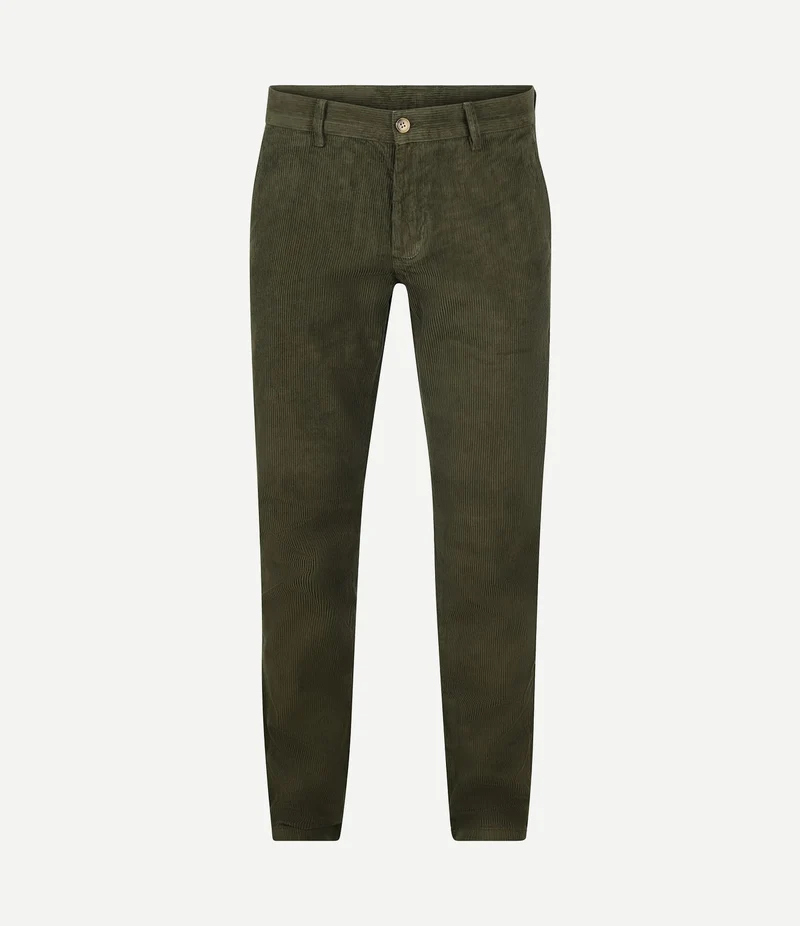 Chino flemm corduroy olive