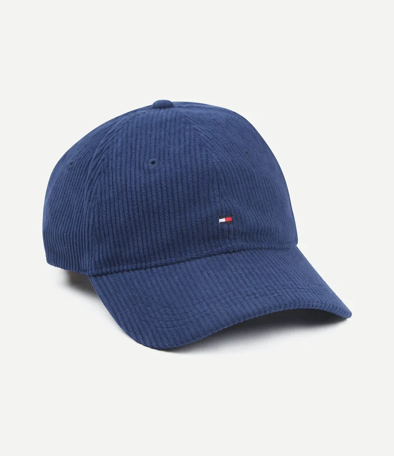 Pet corduroy donkerblauw