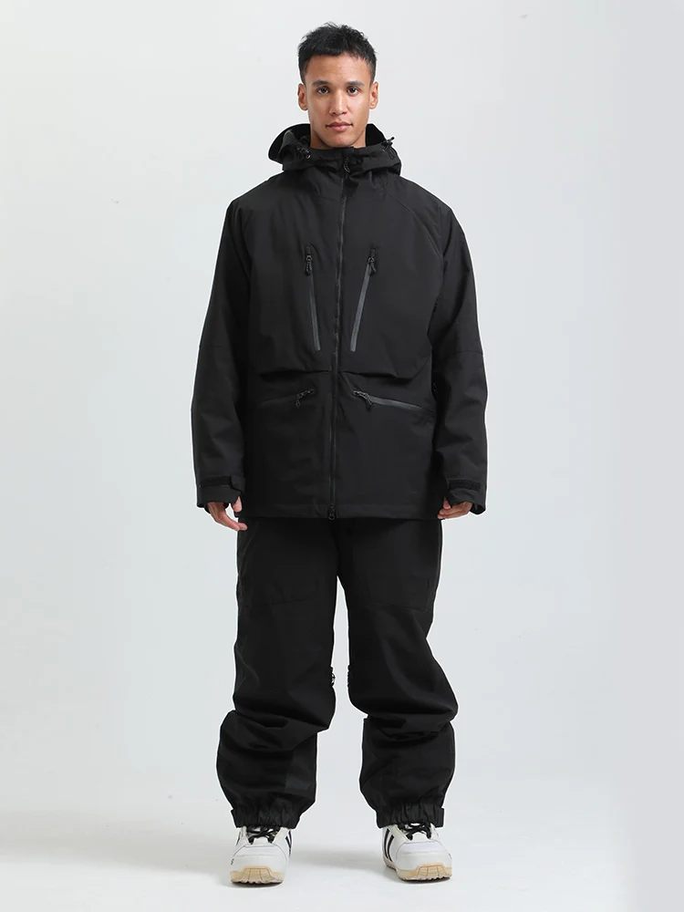 Men's Gsou Snow Durable Mountain Pro All Function Cargo Snow Suit