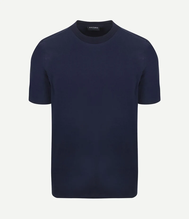 Respect t-shirt hi donkerblauw